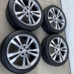 4 - 245/40r18 225/45r18 Stock Mercedes E Class C Audi Vw Wheels Rims Tires
