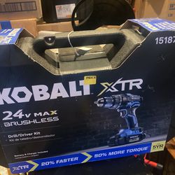 New Cobalt 24 V Max Brushless Drill Driver Kit