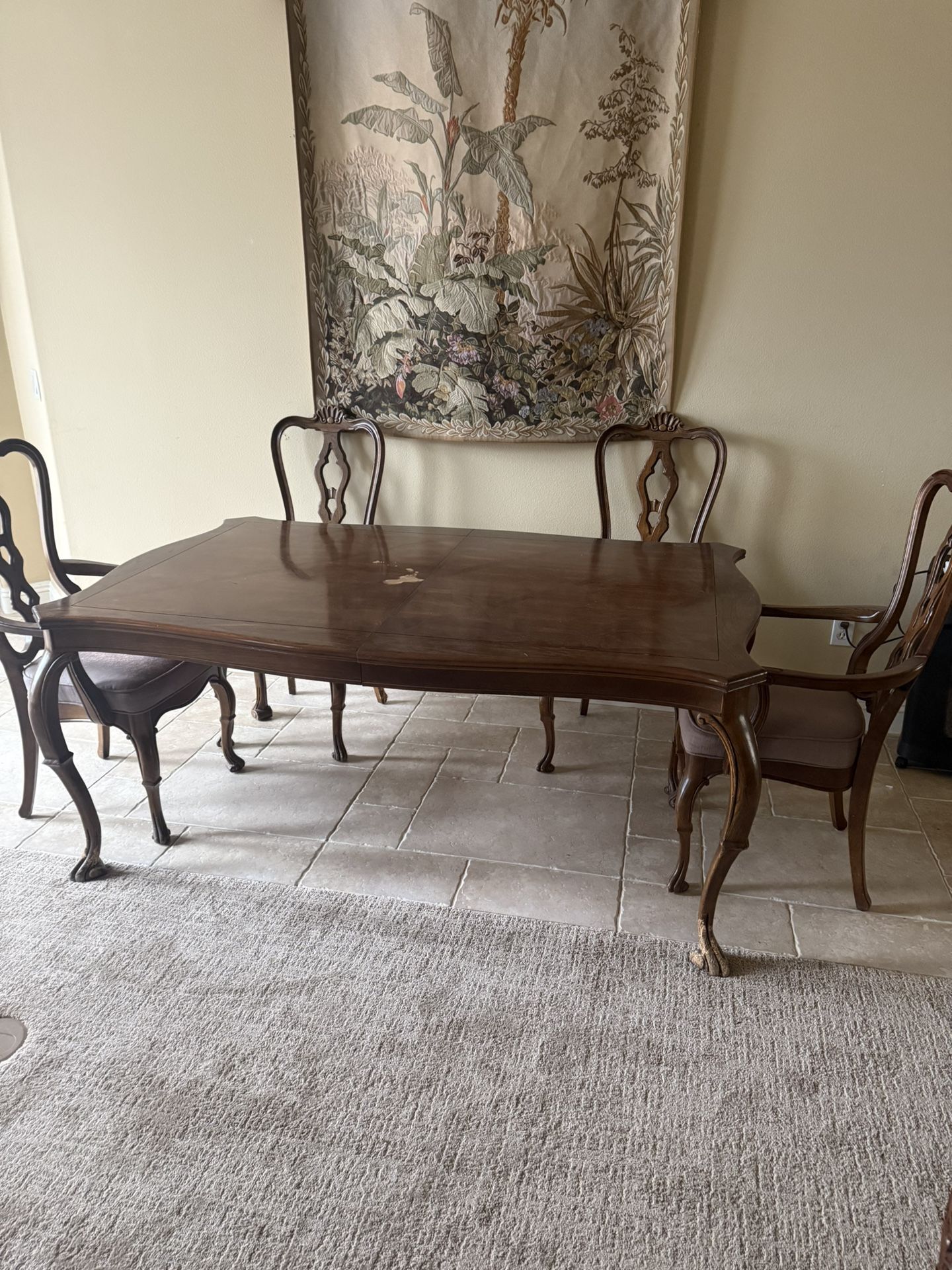 Formal Dining Table w 2 extensions