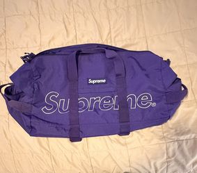 Supreme Purple Duffel Bag (FW18)