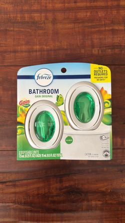 Febreze BATHROOM Air Freshener: Gain Original Scent (2 Disposable Units)
