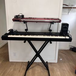 Roland XV-88 And Korg Karma Workstation