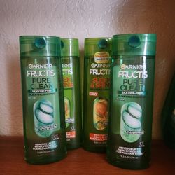 Shampo Garnier Fructis $10 X Los 4