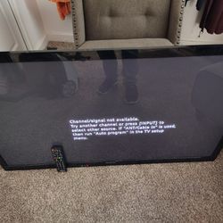 55" Plasma HDTV W/Remote 