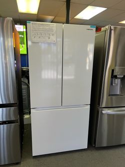 Samsung white french Door refrigerator