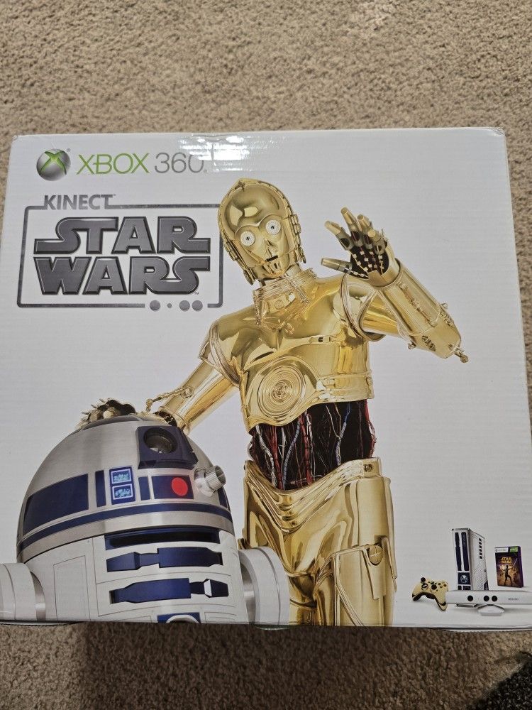 Star Wars Xbox 360 Kinect Console Box Only