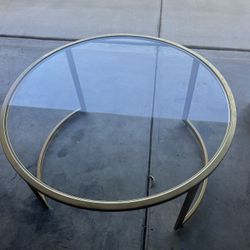 Living Room Glass Top Table 