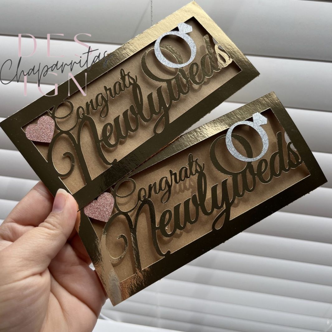 Congrats newlyweds Money cards wedding cards
