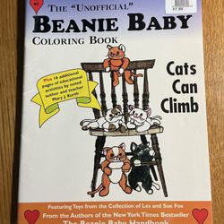 “The ‘Unofficial’ Beanie Baby Coloring Book ‘Cats Can Climb’” © 1998