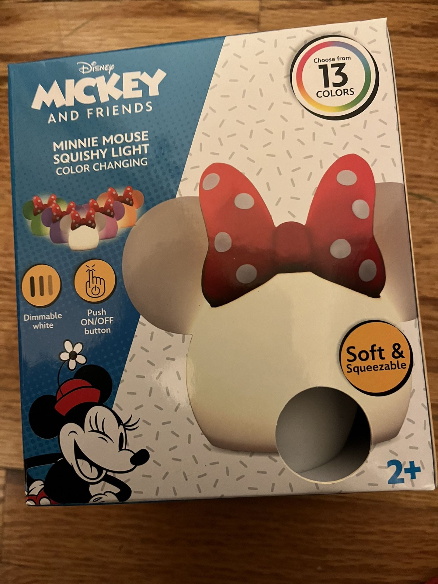 Minnie Mouse Squishy Multicolor Light