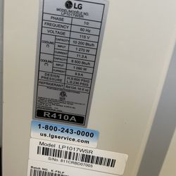 LG Portable Air Conditioning 