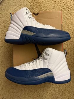 Size 10.5 (Used, replacement box) - 2025 Air Jordan 12 retro French blue