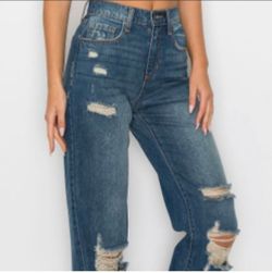 Brand New Women's Distressed Jeans