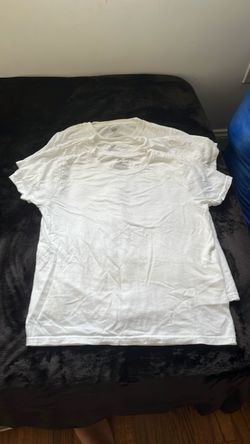 White Crew Neck T-Shirts – Set of 3
