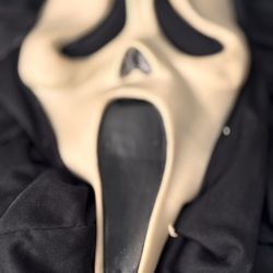 Black cloth With Mask Costume