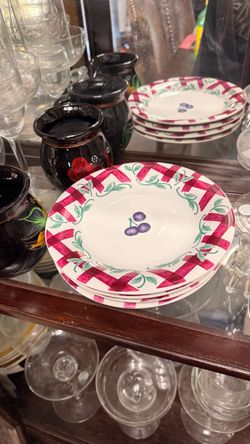princess house 4 plates