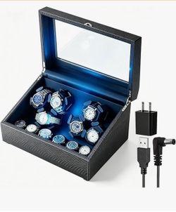 Watch Winder + Watch Storage Box 6x6