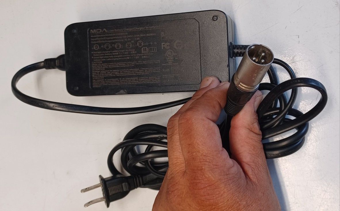 36 Volt 2 Amp Lithium Charger With XLR Connector Lightly Used