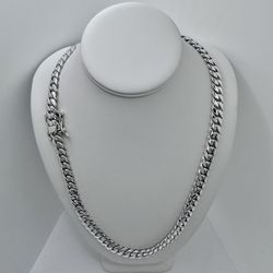 10mm Cuban Link Silver Chain