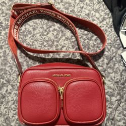 Cherry Red Michael Kors Crossbody