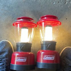 Plastic Coleman lanterns