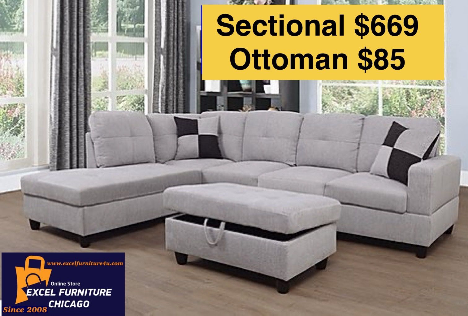 🌼FREE DELIVERY🌼Brand New Sectional Sofa Couch