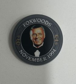 Collectible Poker Chip Foxwoods Frank Sinatra