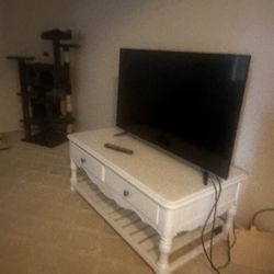 Haverty’s Hard Wood Coffee Table - Free Hitachi Tv