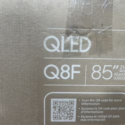 SAMSUNG 85” QLED Q8F SMART TV 4K HDR FANTASTIC PICTURE QUALITY GUARANTEED 💯✅📺✅💯NEW OPEN BOX 
