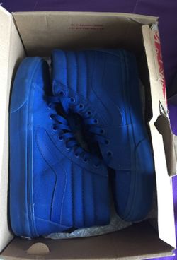 Blue vans Size 8