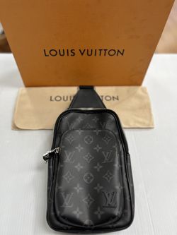 LOUIS VUITTON PM MONOGRAM ECLIPSE SLING BAG, GOOD CONDITION, ORIGINAL BOX AND DUST BAG, ENTRUPY VERIFIED