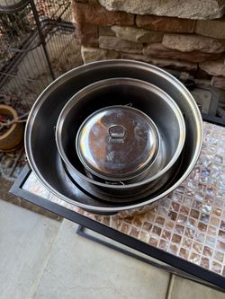3 stainless Steel Pot Set