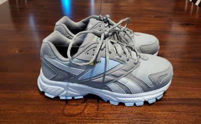 REEBOK Athletic Shoe: Best Slip-Resist/Electrical Hazard (EH)/Met Guard, M, 8 1/2