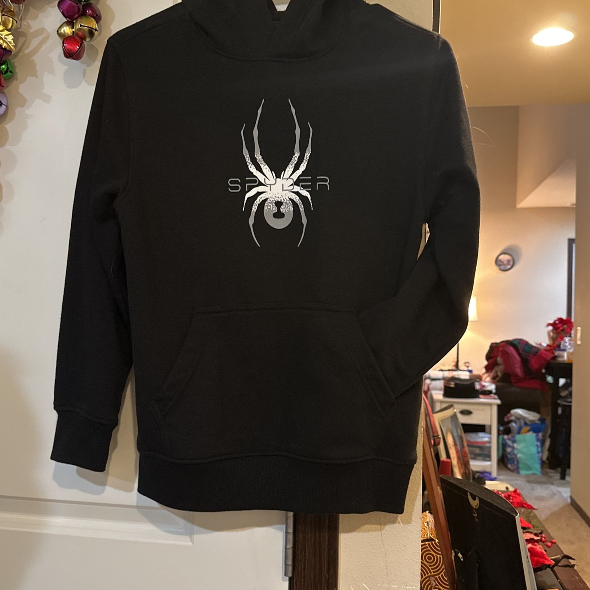 Black spider hoodie