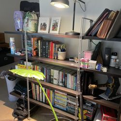 Vintage IKEA Black Enetri Bookshelf 