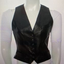 HERMES Leather Vest