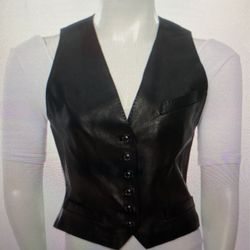 HERMES Leather Vest