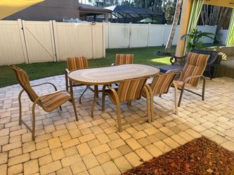 Outdoor Patio Dining Set 7-Piece