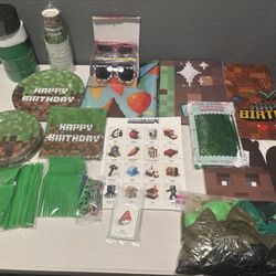 Minecraft Pixel Birthday Bundle