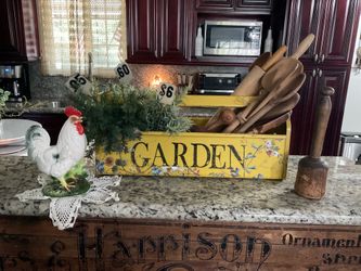 Vintage Tool Caddy  / Garden Decor  ( CONTENTS NOT INCLUDED)