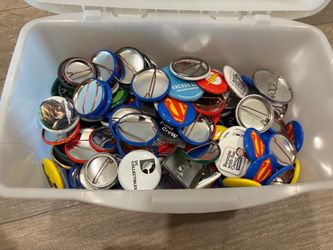 Mixed Lot of Collectible Pin-Back Buttons
