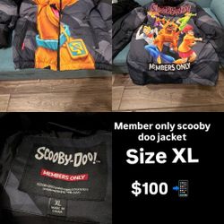 Scooby Doo Members Only Jacket