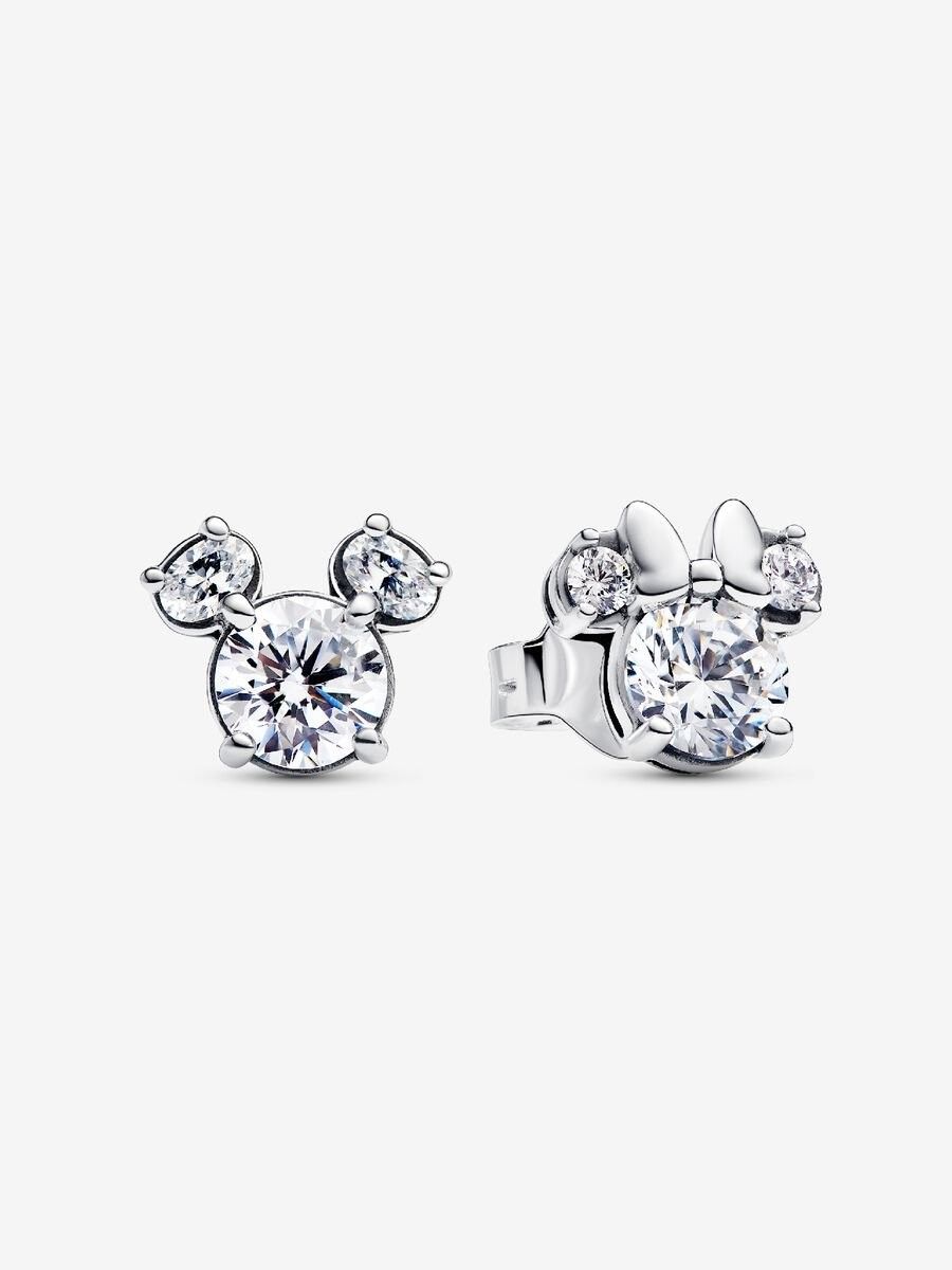 Pandora Disney Mickey Mouse & Minnie Mouse Sparkling Stud Earrings
Sterling silver