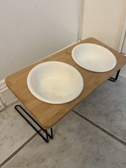 Elevated Dog Cat Ceramic Bowls