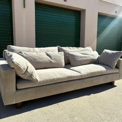 West Elm Light Taupe Harmony Couch 🛻Delivery Available🛻