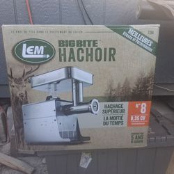 8 inch meat grinder