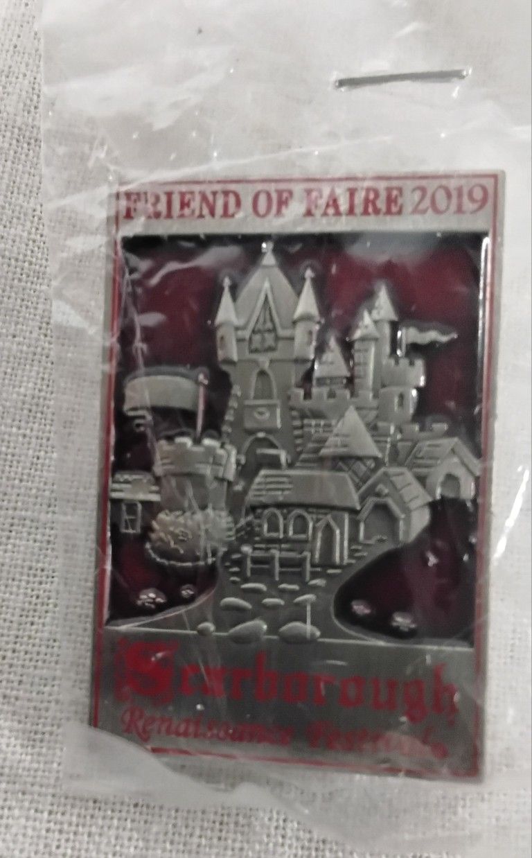 Scarborough Renaissance Faire 2019 Friends Of Faire Lapel Pin