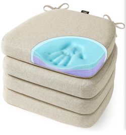 New!  Sunrox Cool Gel Memory Foam Chair Cushions (17”x16”) $25 FIRM (#1427)