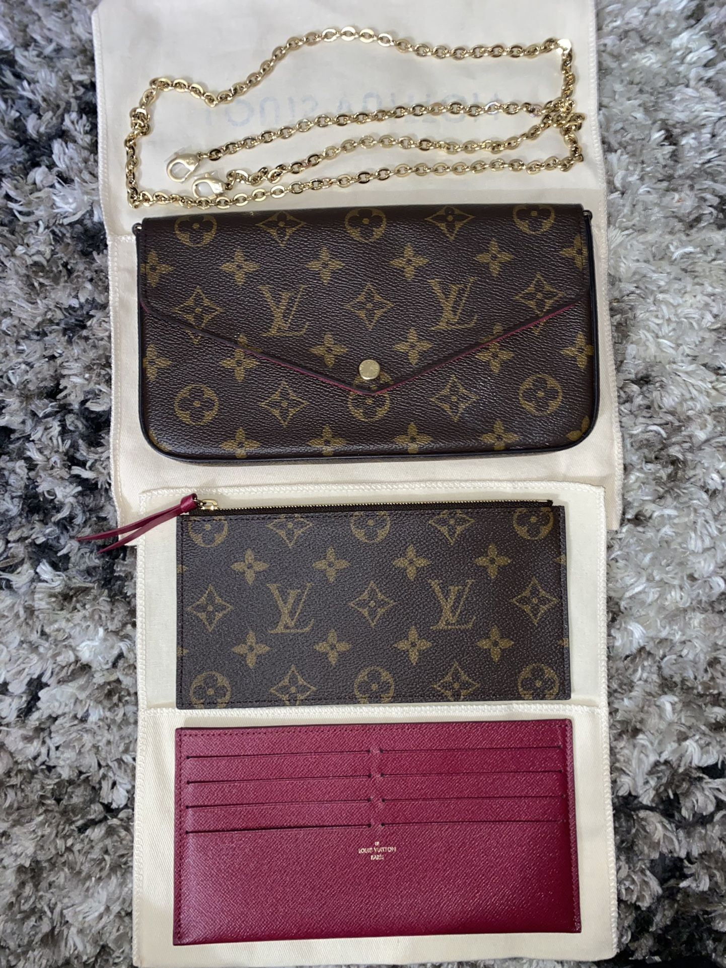 Louis Vuitton Felicie Pochette Monogram Canvas 