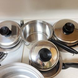 Deluxe Stainless Steel 9pc Cookware 